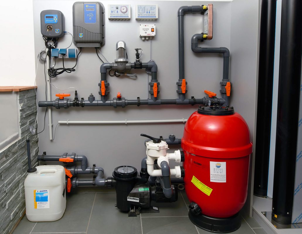 Schwimmbad Sauna Center Technik